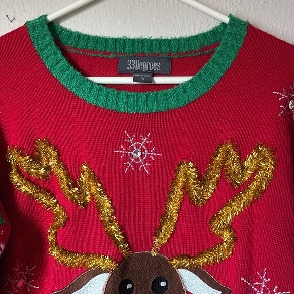 33 Degrees Christmas Ugly Sweater - Picture 2 of 5